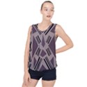 Abstract pattern geometric backgrounds   Bubble Hem Chiffon Tank Top View1