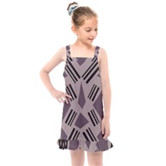 Abstract Pattern Geometric Backgrounds   Kids  Overall Dress by Eskimos