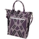 Abstract pattern geometric backgrounds   Buckle Top Tote Bag View2