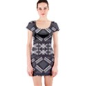 Abstract pattern geometric backgrounds  Short Sleeve Bodycon Dress View1