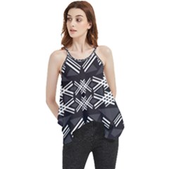 Abstract Pattern Geometric Backgrounds  Flowy Camisole Tank Top by Eskimos