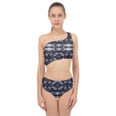 Abstract Pattern Geometric Backgrounds  Spliced Up Two Piece Swimsuit by Eskimos