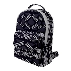 Abstract Pattern Geometric Backgrounds  Flap Pocket Backpack (large) by Eskimos