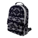 Abstract pattern geometric backgrounds  Flap Pocket Backpack (Large) View1