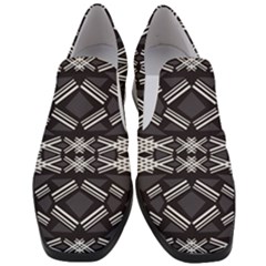 Abstract Pattern Geometric Backgrounds  Women Slip On Heel Loafers by Eskimos