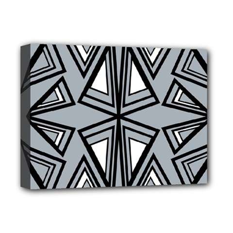 Abstract Pattern Geometric Backgrounds   Deluxe Canvas 16  X 12  (stretched)  by Eskimos