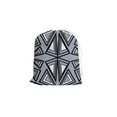 Abstract Pattern Geometric Backgrounds   Drawstring Pouch (small) by Eskimos