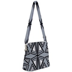 Abstract Pattern Geometric Backgrounds   Zipper Messenger Bag by Eskimos