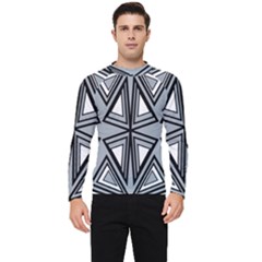 Abstract Pattern Geometric Backgrounds   Men s Long Sleeve Rash Guard by Eskimos