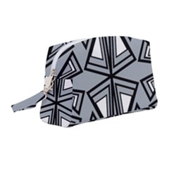 Abstract Pattern Geometric Backgrounds   Wristlet Pouch Bag (medium) by Eskimos