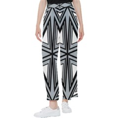 Abstract Pattern Geometric Backgrounds   Women s Pants  by Eskimos