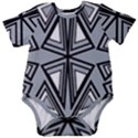 Abstract pattern geometric backgrounds   Baby Short Sleeve Onesie Bodysuit View1