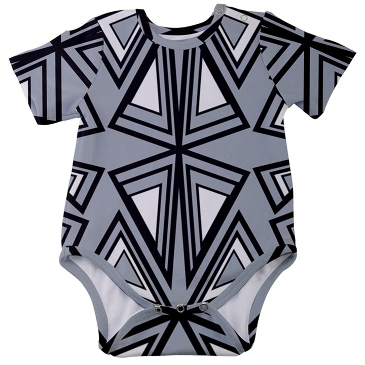 Abstract pattern geometric backgrounds   Baby Short Sleeve Onesie Bodysuit