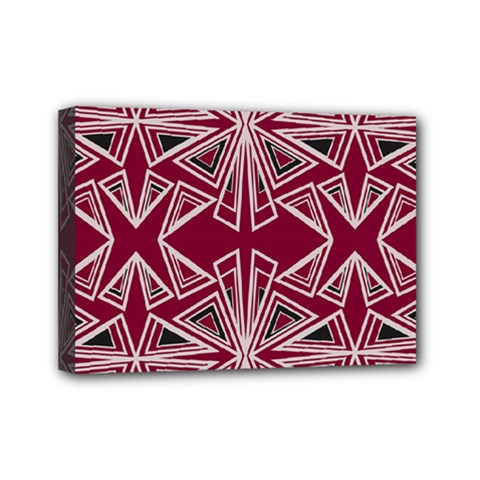 Abstract Pattern Geometric Backgrounds  Mini Canvas 7  X 5  (stretched) by Eskimos