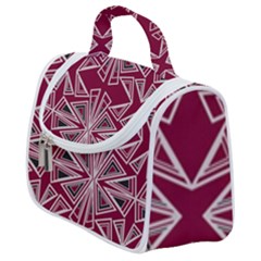 Abstract Pattern Geometric Backgrounds  Satchel Handbag by Eskimos