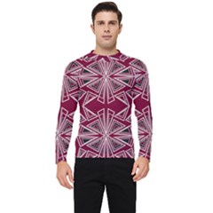 Abstract Pattern Geometric Backgrounds  Men s Long Sleeve Rash Guard by Eskimos