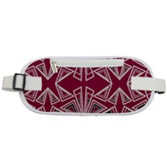 Abstract Pattern Geometric Backgrounds  Rounded Waist Pouch by Eskimos