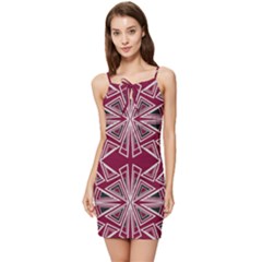 Abstract Pattern Geometric Backgrounds  Summer Tie Front Dress by Eskimos