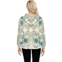 Folk flowers print Floral pattern Ethnic art Women s Lightweight Drawstring Hoodie View4