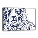 Head Art-lion Drawing Canvas 18  x 12  (Stretched) View1