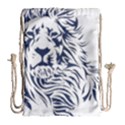 Head Art-lion Drawing Drawstring Bag (Large) View1