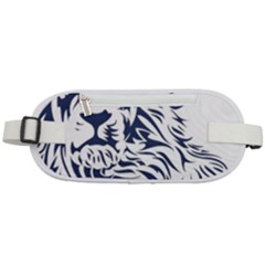 Head Art-lion Drawing Rounded Waist Pouch