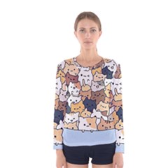 Cat-kitten Women s Long Sleeve Tee