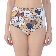 Cat-kitten Classic High-waist Bikini Bottoms