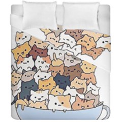 Cat-kitten Duvet Cover Double Side (california King Size)