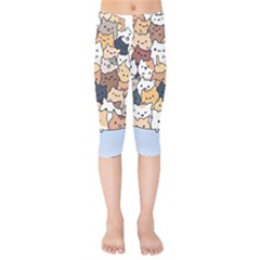 Cat-kitten Kids  Capri Leggings 