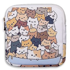 Cat-kitten Mini Square Pouch by Jancukart