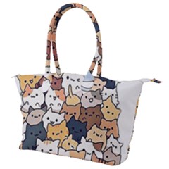 Cat-kitten Canvas Shoulder Bag