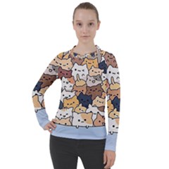 Cat-kitten Women s Pique Long Sleeve Tee