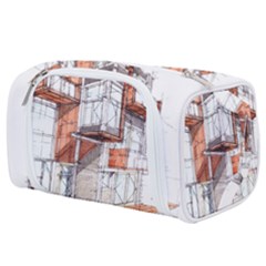 Rag-flats-onion-flats-llc-architecture-drawing Graffiti-architecture Toiletries Pouch