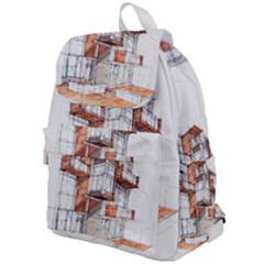 Rag-flats-onion-flats-llc-architecture-drawing Graffiti-architecture Top Flap Backpack by Jancukart