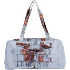 Rag-flats-onion-flats-llc-architecture-drawing Graffiti-architecture Multi Function Bag