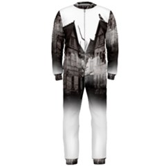 Haunted-night Building Onepiece Jumpsuit (men) by Jancukart