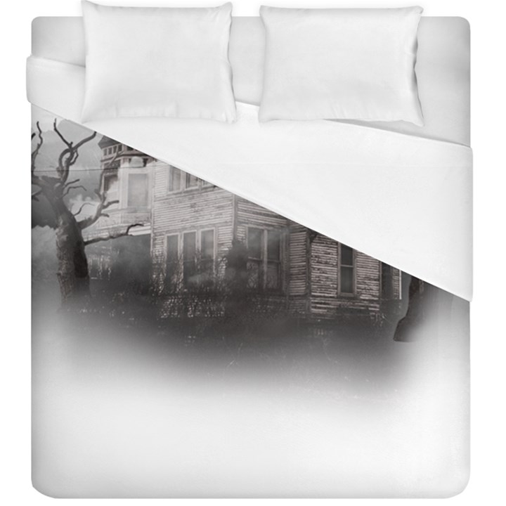 Haunted-night Building Duvet Cover (King Size)