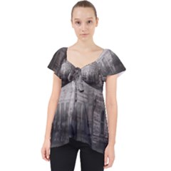 Haunted-night Building Lace Front Dolly Top