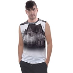 Haunted-night Building Men s Regular Tank Top by Jancukart