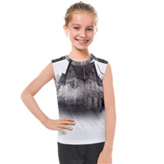 Haunted-night Building Kids  Mesh Tank Top by Jancukart