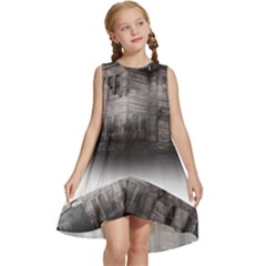 Haunted-night Building Kids  Frill Swing Dress