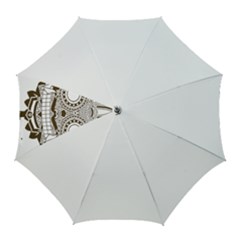 Barong-mask-art-bali Golf Umbrellas