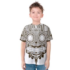 Barong-mask-art-bali Kids  Cotton Tee