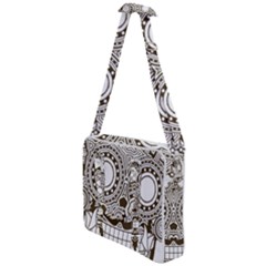 Barong-mask-art-bali Cross Body Office Bag