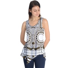 Barong-mask-art-bali Sleeveless Tunic