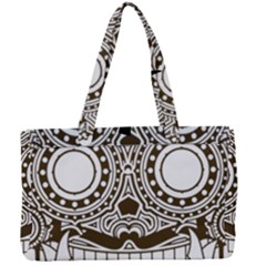 Barong-mask-art-bali Canvas Work Bag by Jancukart