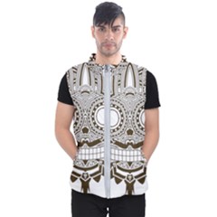 Barong-mask-art-bali Men s Puffer Vest