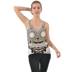 Barong-mask-art-bali Chiffon Cami