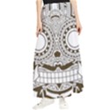 Barong-mask-art-bali Maxi Chiffon Skirt View1